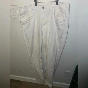 Hudson Jeans white Blake slim straight pants size 36